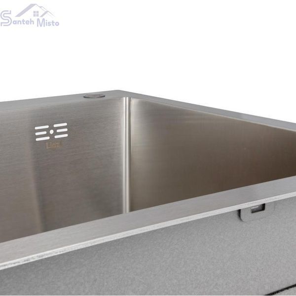 Мойка для кухни интегрированная Lidz Handmade H7849L крыло слева (LDH7849BRUL45592) Brushed Steel 3,0/1,0 мм SD00051716 фото