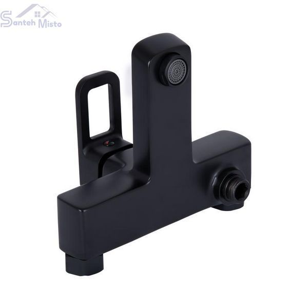 Змішувач для ванни Lidz Wawel 006 (з душовим гарнітуром) (k35) LDWAW006BLA45393 Black 2200499932 фото