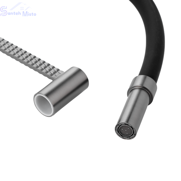 Комплект кухонної мийки Kraft&nbsp;HM&nbsp;- 7848ALB&nbsp;PVD&nbsp;(3.0/1.0 мм) SM2267 фото