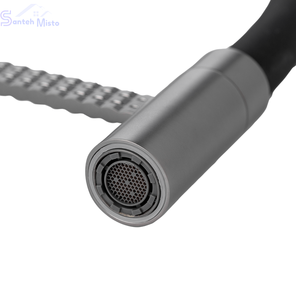 Комплект кухонної мийки Kraft&nbsp;HM&nbsp;- 7848ALB&nbsp;PVD&nbsp;(3.0/1.0 мм) SM2267 фото