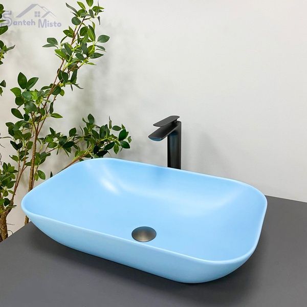 Умывальник (раковина) VBI AVEZZANO BLUE MATT накладной VBI-014403 фото