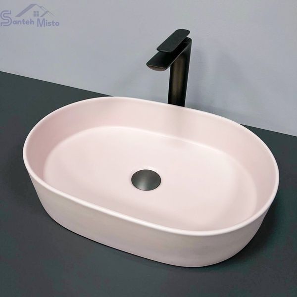 Умивальник (раковина) VBI VERONA 50 PINK MATT накладний VBI-011316 фото