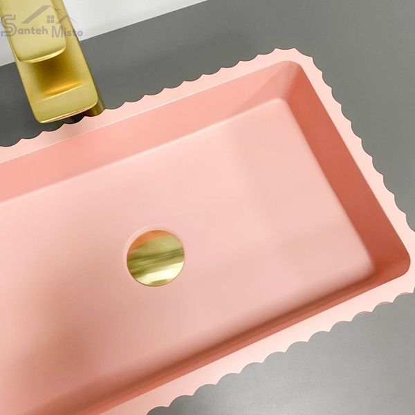 Умивальник (раковина) VBI FLORENTIA PINK MATT накладний VBI-015005 фото