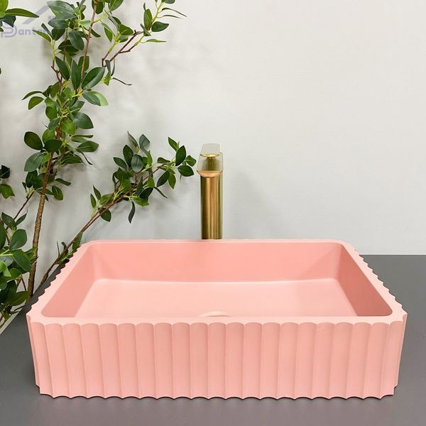 Умивальник (раковина) VBI FLORENTIA PINK MATT накладний VBI-015005 фото