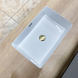 Умывальник (раковина) VBI MERANO M WHITE врезной VBI-018005 фото 2