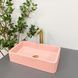Умивальник (раковина) VBI FLORENTIA PINK MATT накладний VBI-015005 фото 1