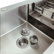 Кухонная мойка Kraft Handmade HM78х48 AR satin (3.0/1.0 мм) крыло справа SM11 фото 6