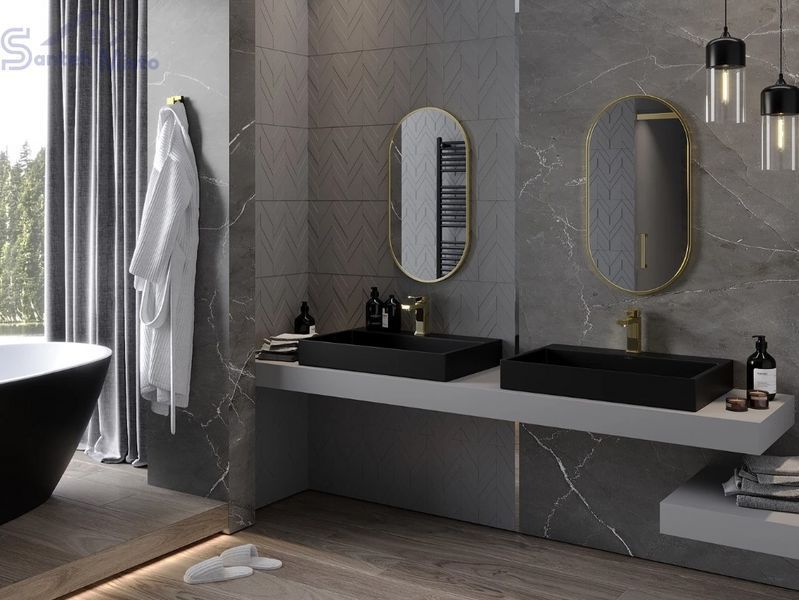 Зеркало MEXEN LOFT 75x40 GOLD овальное MEX-9851-075-040-000-50 фото
