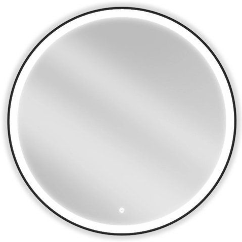 Дзеркало MEXEN ESSO 90 BLACK LED кругле MEX-9825-090-090-611-70 фото