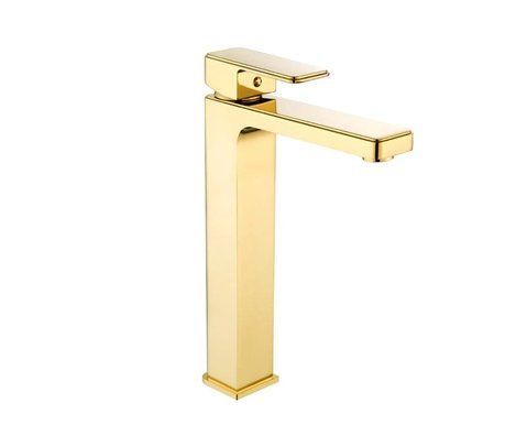 Змішувач для раковини (умивальника) MEXEN CETUS GOLD золотий високий MEX-744310-50 фото