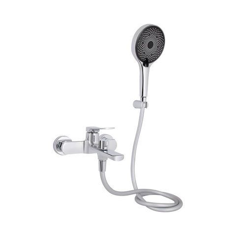 Змішувач для ванни Qtap Slavonice (з душовим гарнітуром) QTSLV259CRM48034 Chrome SD00054158 фото