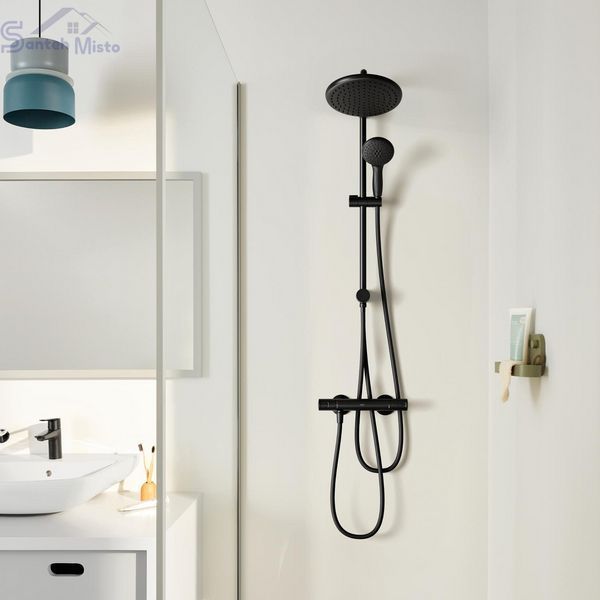 Смеситель термостатический для душа Grohe QuickFix Start Black UA303908T2 CV034630 фото
