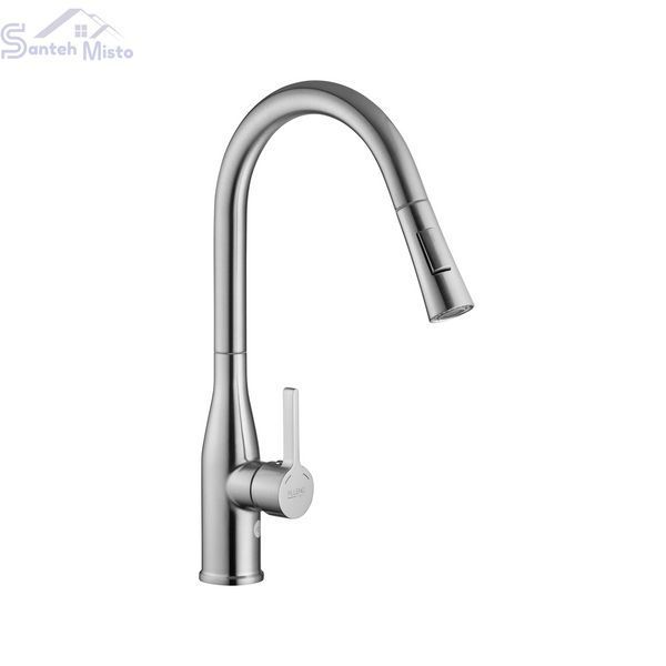 Смеситель для кухни с выдвижным изливом Pllen&oacute; Lazio ST02 spazzolato ST430002 фото