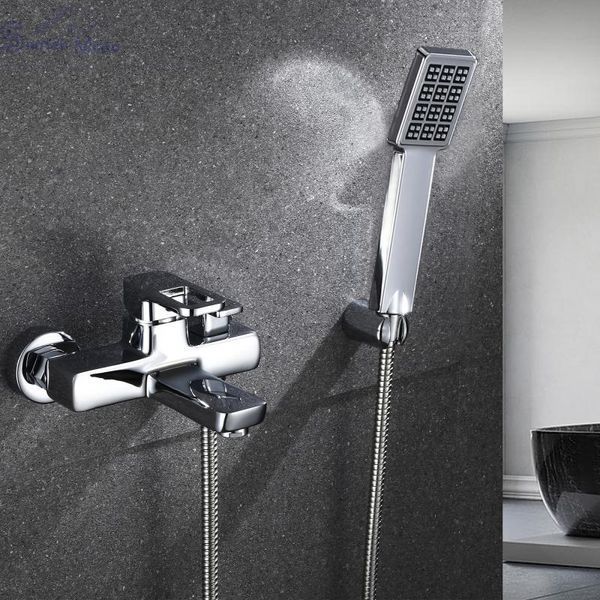 Смеситель для ванны Lidz Wawel 006 (c душевым гарнитуром) (k35) LDWAW006CRM45388 Chrome SD00051512 фото