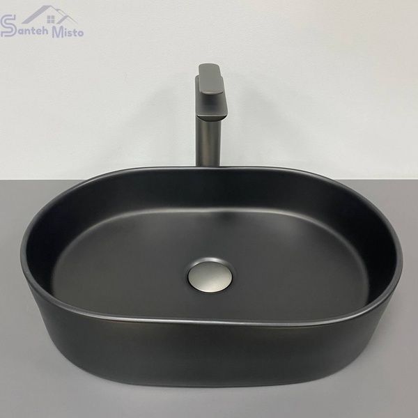 Умывальник (раковина) VBI VERONA 50 BLACK MATT накладной VBI-011317 фото