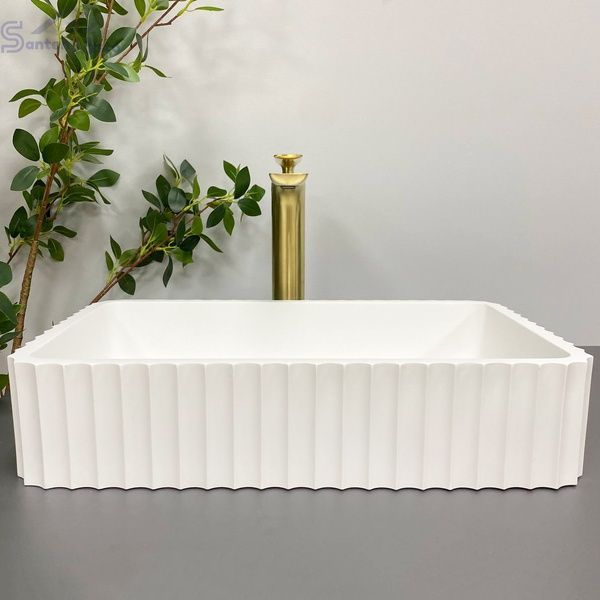 Умивальник (раковина) VBI FLORENTIA WHITE MATT накладний VBI-015000 фото