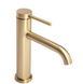 Смеситель для раковины (умывальника) REA CLIF BRUSHED GOLD золотой матовый низкий * REA-B5323 фото 1
