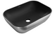 Умивальник (раковина) MEXEN RITA SILVER BRUSHED BLACK MATT накладний MEX-21084573 фото 1