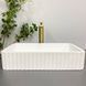 Умивальник (раковина) VBI FLORENTIA WHITE MATT накладний VBI-015000 фото 4