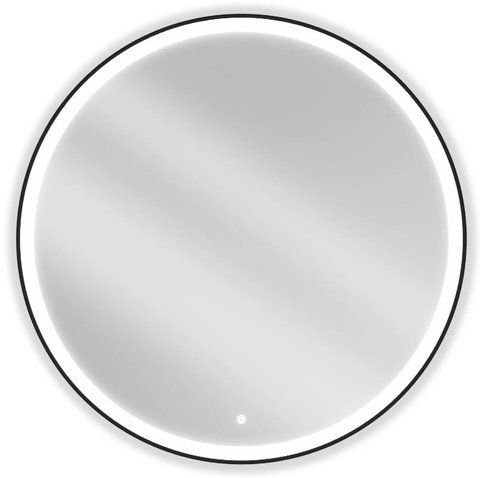 Дзеркало MEXEN ESSO 100 BLACK LED кругле MEX-9825-100-100-611-70 фото