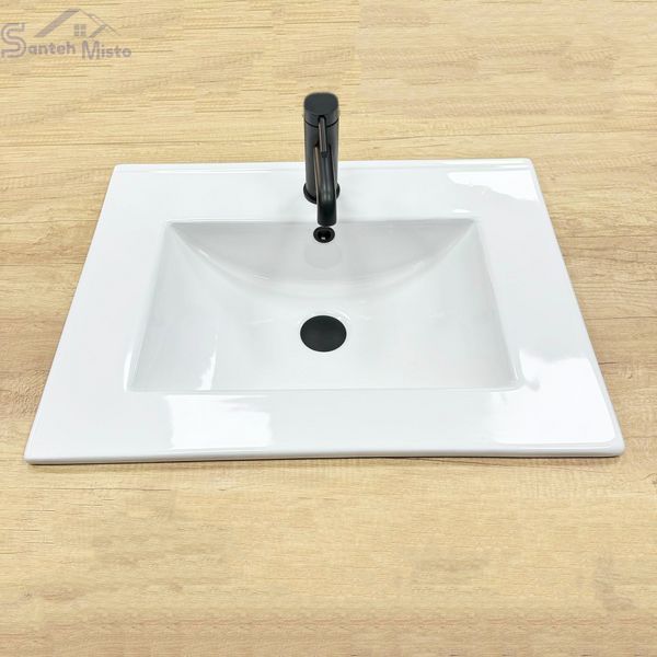 Умивальник (раковина) VBI FERRARA 60 WHITE врізний VBI-018010 фото