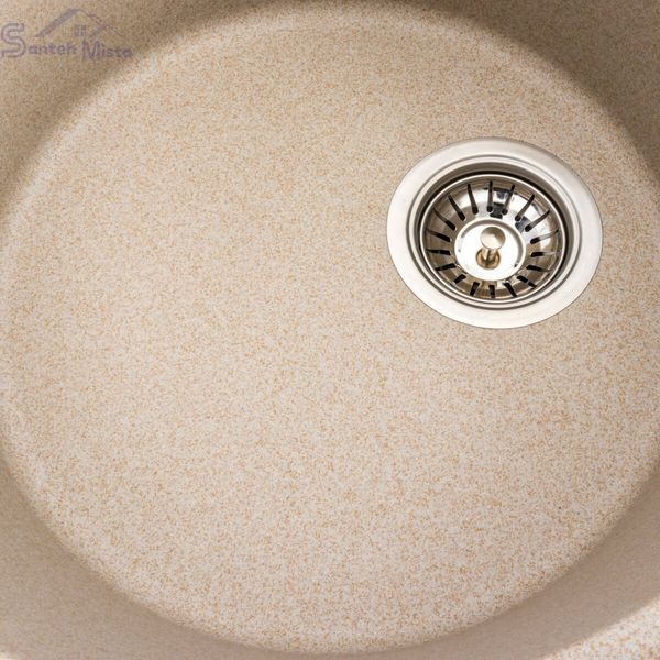 Гранитная мойка для кухни VALESO ONYX 5847 матовая Сафари, R 57217 фото