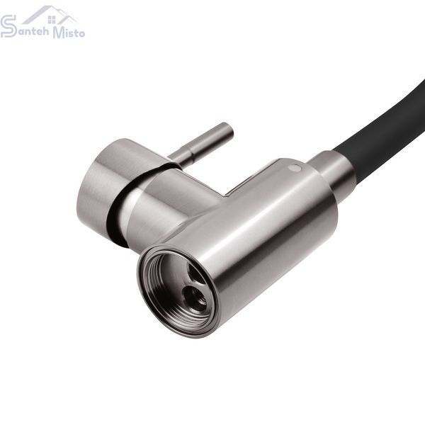 Змішувач для кухні Kroner KRP Edelstahl Klassisch - PVD035BLK CV032635 фото