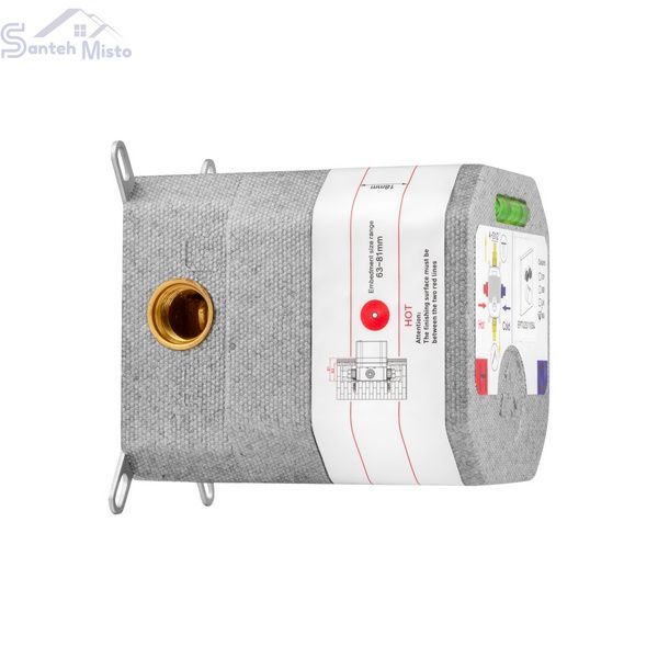 Душова система прихованого монтажу термостатична Kroner Element Thermo 211461-0101 CV036826 фото