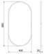 Зеркало MEXEN LOFT 80x45 GOLD овальное MEX-9851-080-045-000-50 фото 6