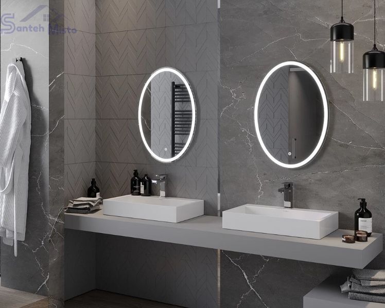 Дзеркало MEXEN ELZ 50x70 LED овальне MEX-9802-050-070-611-00 фото