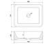 Умивальник (раковина) MEXEN CATIA SILVER BLACK MATT накладний MEX-21314874 фото 6