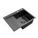 Кухонная мойка Kroner KRP Schwarze - 6350RHM PVD (3.0/1.0 мм) CV031323 фото 3