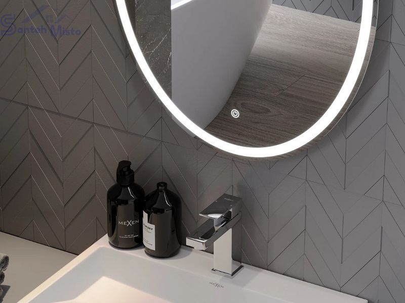 Дзеркало MEXEN ELZ 50x70 LED овальне MEX-9802-050-070-611-00 фото