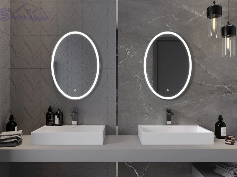 Дзеркало MEXEN ELZ 50x70 LED овальне MEX-9802-050-070-611-00 фото