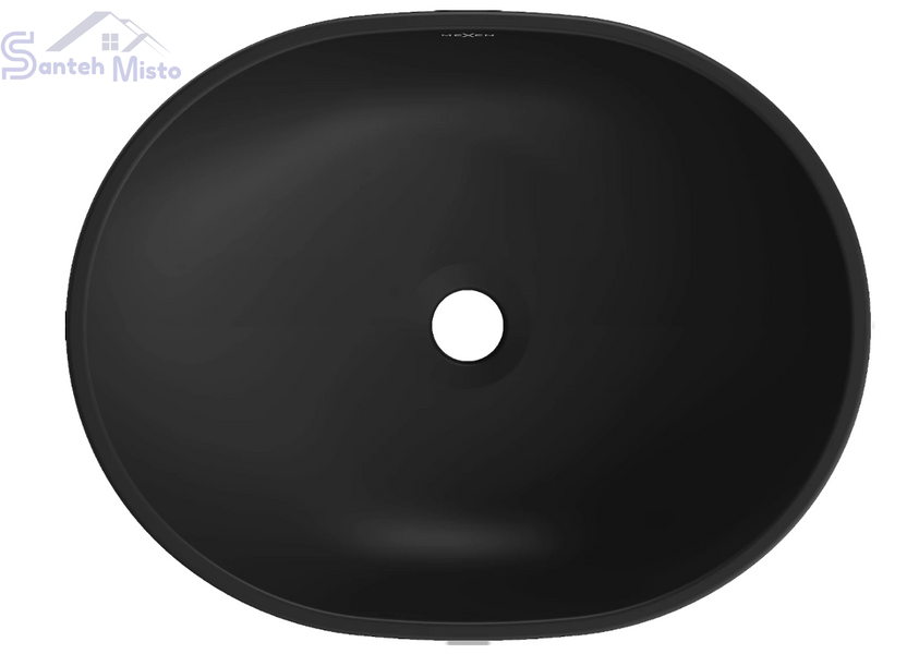 Умивальник (раковина) MEXEN VIKI BLACK MATT чорний накладний MEX-21054885 фото
