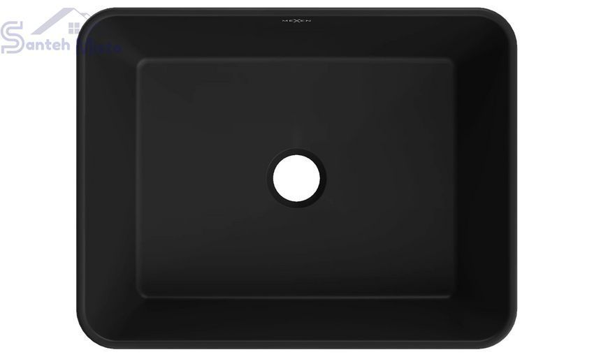 Умивальник (раковина) MEXEN CATIA SILVER BLACK MATT накладний MEX-21314874 фото
