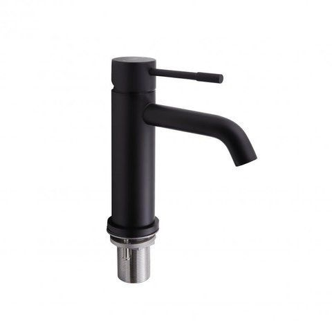 Змішувач для раковини Qtap Scorpio QTSCOR1050105B Black Matt 2020903554 фото