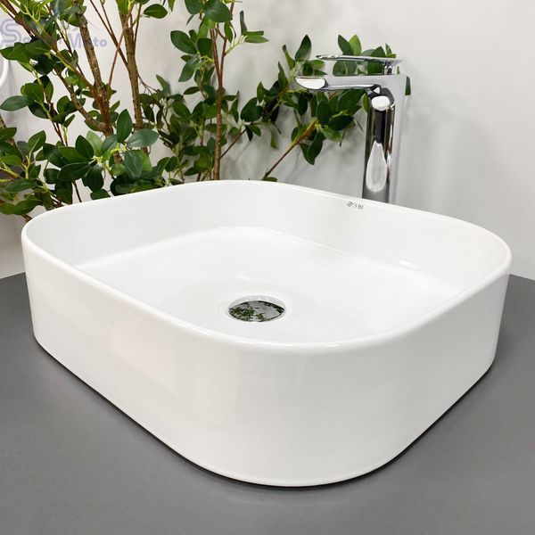 Умивальник (раковина) VBI LESINA WHITE накладний VBI-015300 фото