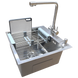 Комплект кухонной мойка Kraft KRF 5448 decor (3.0/1.0 мм) SM5605 фото 1