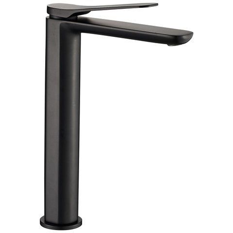 Змішувач для раковини (умивальника) REA CREEK BLACK MAT чорний високий REA-B8404 фото