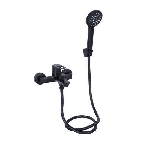 Змішувач для ванни Lidz Latwa 006 (з душовим гарнітуром) (k35) LDLAT006BLA45419 Black 2200499937 фото