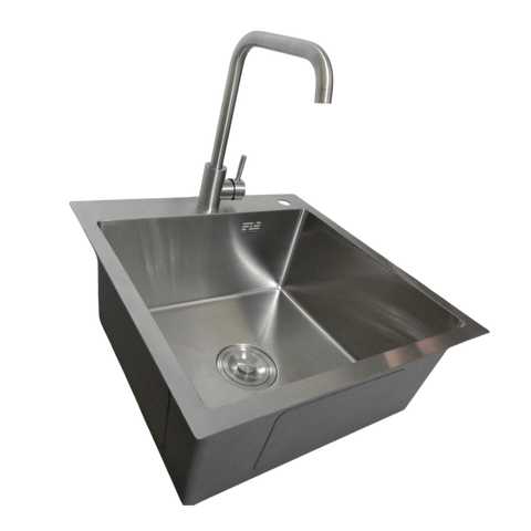 Комплект кухонной мойки Valeso Handmade ECN - 5050HM (2,0/0,5) SM71 фото