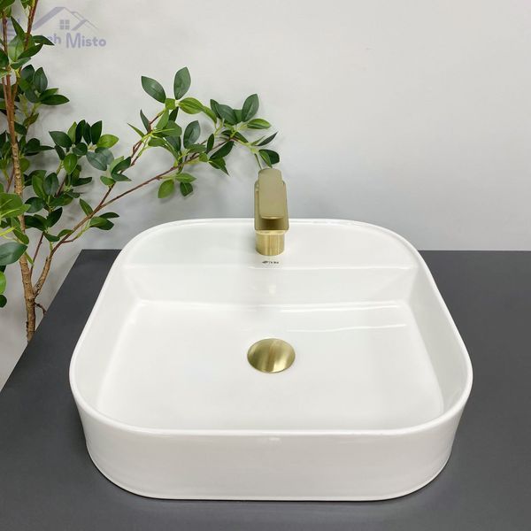 Умивальник (раковина) VBI LESINA 2 WHITE накладний VBI-015301 фото