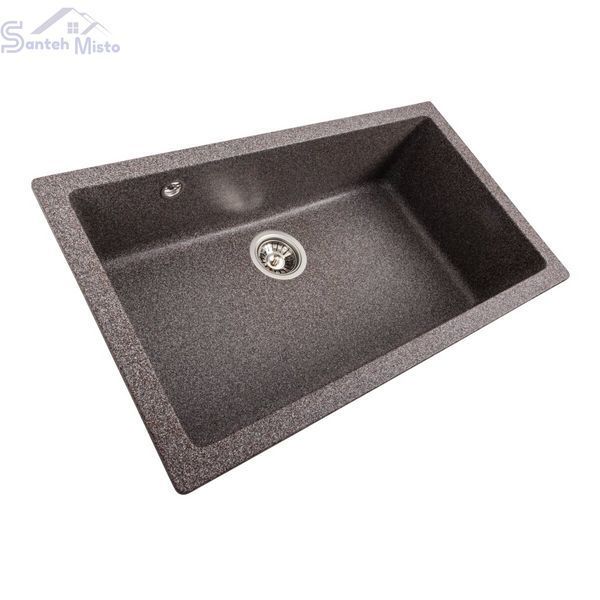 Гранитная мойка для кухни Platinum 7945 Paruana матовая Микс 39802 фото