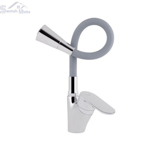 Смеситель для кухни Lidz Tani 007F3 с гибким изливом (k40) LDTAN007F3GCR31869 Chrome/Grey SD00037970 фото