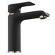 Смеситель для раковины (умывальника) REA BLOOM BLACK GOLD низкий REA-B9933 фото 4