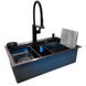Комплект кухонной мойки Kraft HM 7546 NANO BLACK SM3577 фото 2