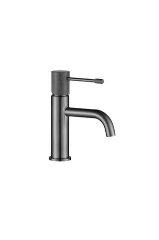 Змішувач для раковини VBI MILANO UNO GRAPHITE низький VBI-050100GR-H01GR фото