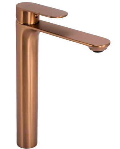 Змішувач для раковини (умивальника) REA DROP BRUSHED COPPER високий REA-B8972 фото