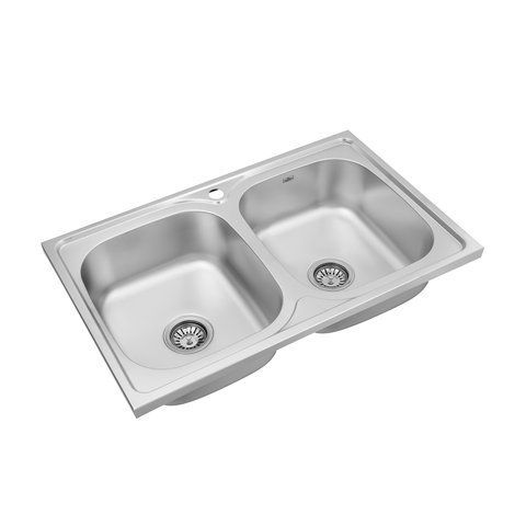 Кухонна мийка накладна Kroner KRP Satin - 5080Z (0.8 мм) CV022822 фото
